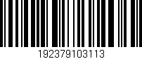 Código de barras (EAN, GTIN, SKU, ISBN): '192379103113'