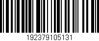 Código de barras (EAN, GTIN, SKU, ISBN): '192379105131'