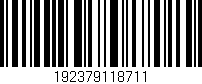 Código de barras (EAN, GTIN, SKU, ISBN): '192379118711'