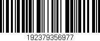 Código de barras (EAN, GTIN, SKU, ISBN): '192379356977'
