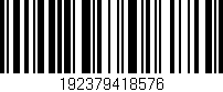 Código de barras (EAN, GTIN, SKU, ISBN): '192379418576'