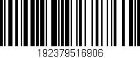 Código de barras (EAN, GTIN, SKU, ISBN): '192379516906'
