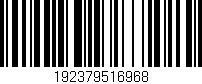 Código de barras (EAN, GTIN, SKU, ISBN): '192379516968'