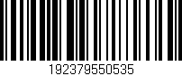 Código de barras (EAN, GTIN, SKU, ISBN): '192379550535'