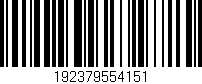 Código de barras (EAN, GTIN, SKU, ISBN): '192379554151'