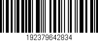 Código de barras (EAN, GTIN, SKU, ISBN): '192379642834'