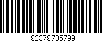 Código de barras (EAN, GTIN, SKU, ISBN): '192379705799'