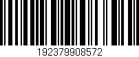 Código de barras (EAN, GTIN, SKU, ISBN): '192379908572'