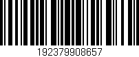 Código de barras (EAN, GTIN, SKU, ISBN): '192379908657'