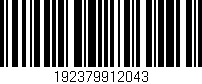 Código de barras (EAN, GTIN, SKU, ISBN): '192379912043'