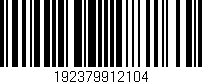 Código de barras (EAN, GTIN, SKU, ISBN): '192379912104'
