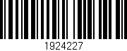 Código de barras (EAN, GTIN, SKU, ISBN): '1924227'