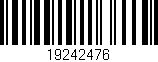 Código de barras (EAN, GTIN, SKU, ISBN): '19242476'