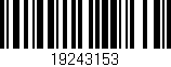 Código de barras (EAN, GTIN, SKU, ISBN): '19243153'