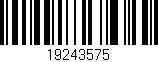 Código de barras (EAN, GTIN, SKU, ISBN): '19243575'