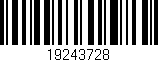 Código de barras (EAN, GTIN, SKU, ISBN): '19243728'