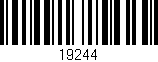 Código de barras (EAN, GTIN, SKU, ISBN): '19244'