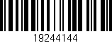 Código de barras (EAN, GTIN, SKU, ISBN): '19244144'