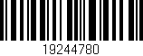 Código de barras (EAN, GTIN, SKU, ISBN): '19244780'