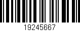 Código de barras (EAN, GTIN, SKU, ISBN): '19245667'