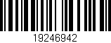 Código de barras (EAN, GTIN, SKU, ISBN): '19246942'