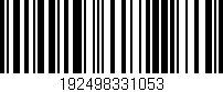 Código de barras (EAN, GTIN, SKU, ISBN): '192498331053'