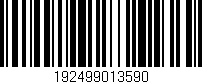 Código de barras (EAN, GTIN, SKU, ISBN): '192499013590'