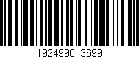 Código de barras (EAN, GTIN, SKU, ISBN): '192499013699'