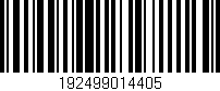 Código de barras (EAN, GTIN, SKU, ISBN): '192499014405'
