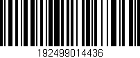 Código de barras (EAN, GTIN, SKU, ISBN): '192499014436'