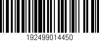 Código de barras (EAN, GTIN, SKU, ISBN): '192499014450'