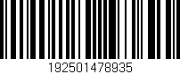 Código de barras (EAN, GTIN, SKU, ISBN): '192501478935'