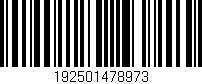 Código de barras (EAN, GTIN, SKU, ISBN): '192501478973'