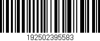 Código de barras (EAN, GTIN, SKU, ISBN): '192502395583'