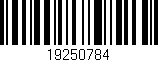 Código de barras (EAN, GTIN, SKU, ISBN): '19250784'