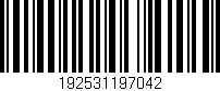 Código de barras (EAN, GTIN, SKU, ISBN): '192531197042'