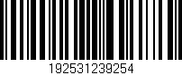 Código de barras (EAN, GTIN, SKU, ISBN): '192531239254'