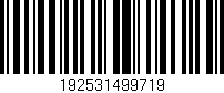 Código de barras (EAN, GTIN, SKU, ISBN): '192531499719'