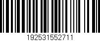 Código de barras (EAN, GTIN, SKU, ISBN): '192531552711'