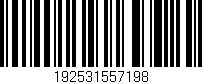 Código de barras (EAN, GTIN, SKU, ISBN): '192531557198'