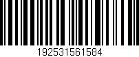 Código de barras (EAN, GTIN, SKU, ISBN): '192531561584'