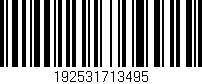 Código de barras (EAN, GTIN, SKU, ISBN): '192531713495'