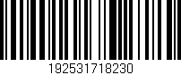 Código de barras (EAN, GTIN, SKU, ISBN): '192531718230'