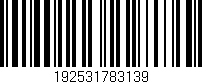 Código de barras (EAN, GTIN, SKU, ISBN): '192531783139'