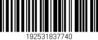 Código de barras (EAN, GTIN, SKU, ISBN): '192531837740'