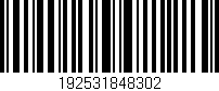 Código de barras (EAN, GTIN, SKU, ISBN): '192531848302'