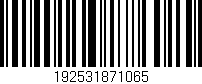 Código de barras (EAN, GTIN, SKU, ISBN): '192531871065'