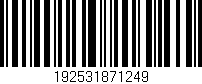 Código de barras (EAN, GTIN, SKU, ISBN): '192531871249'