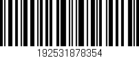 Código de barras (EAN, GTIN, SKU, ISBN): '192531878354'