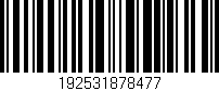 Código de barras (EAN, GTIN, SKU, ISBN): '192531878477'